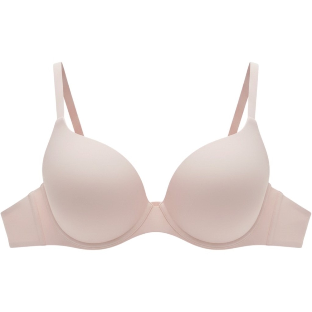 Laura Ashley Womens Blush Pink T-Shirt Bra Underwire Molded Cup LA5549 38C